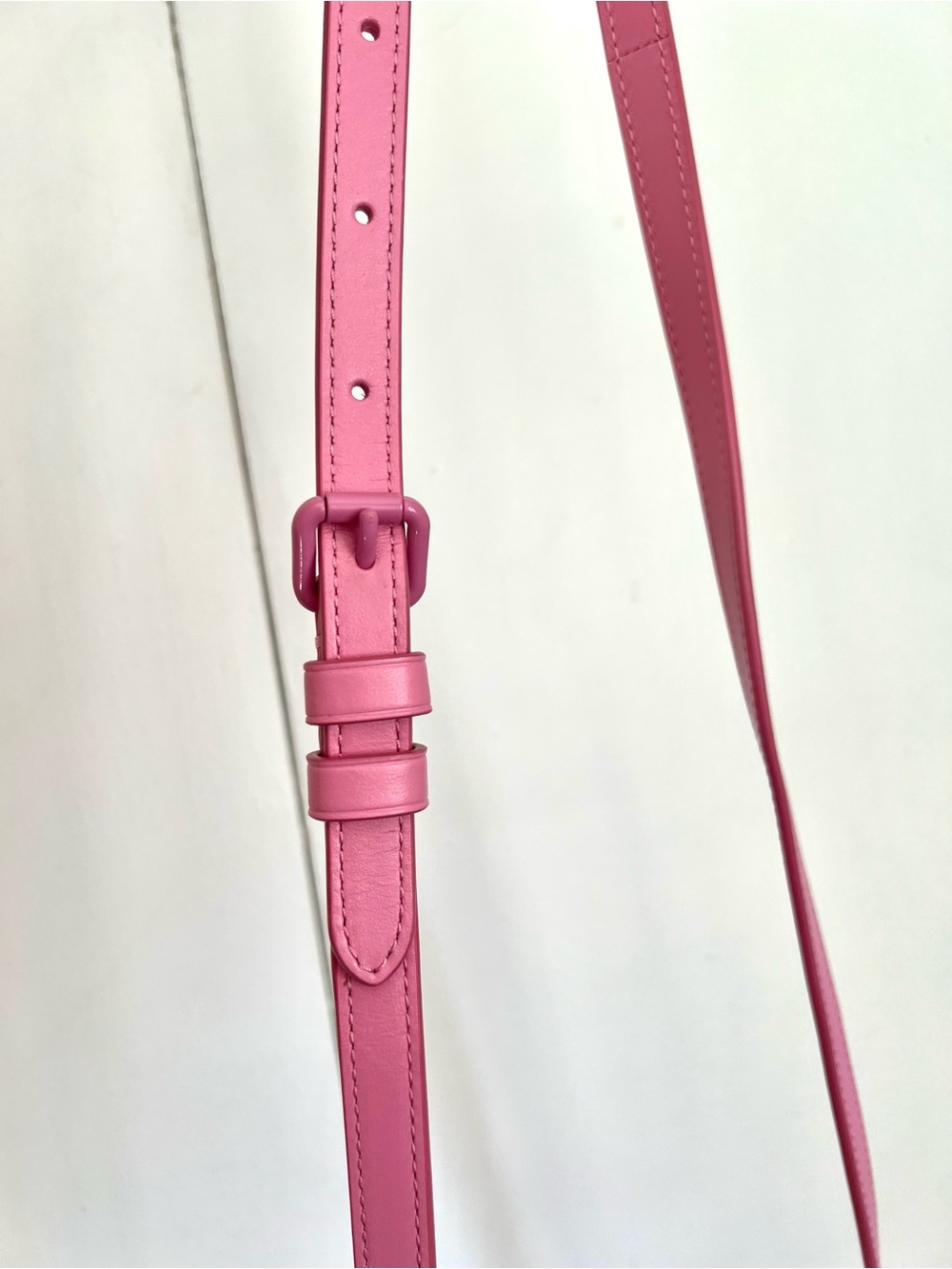 Coach Bandit Pink Glovetanned Leather Monochromatic Small Crossbody Bag CR521 - Picture 5 of 10